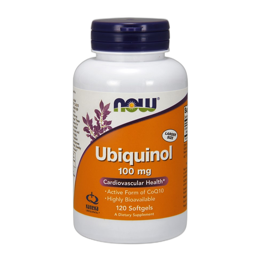 NOW Foods Ubiquinol, 100mg - 120 softgels