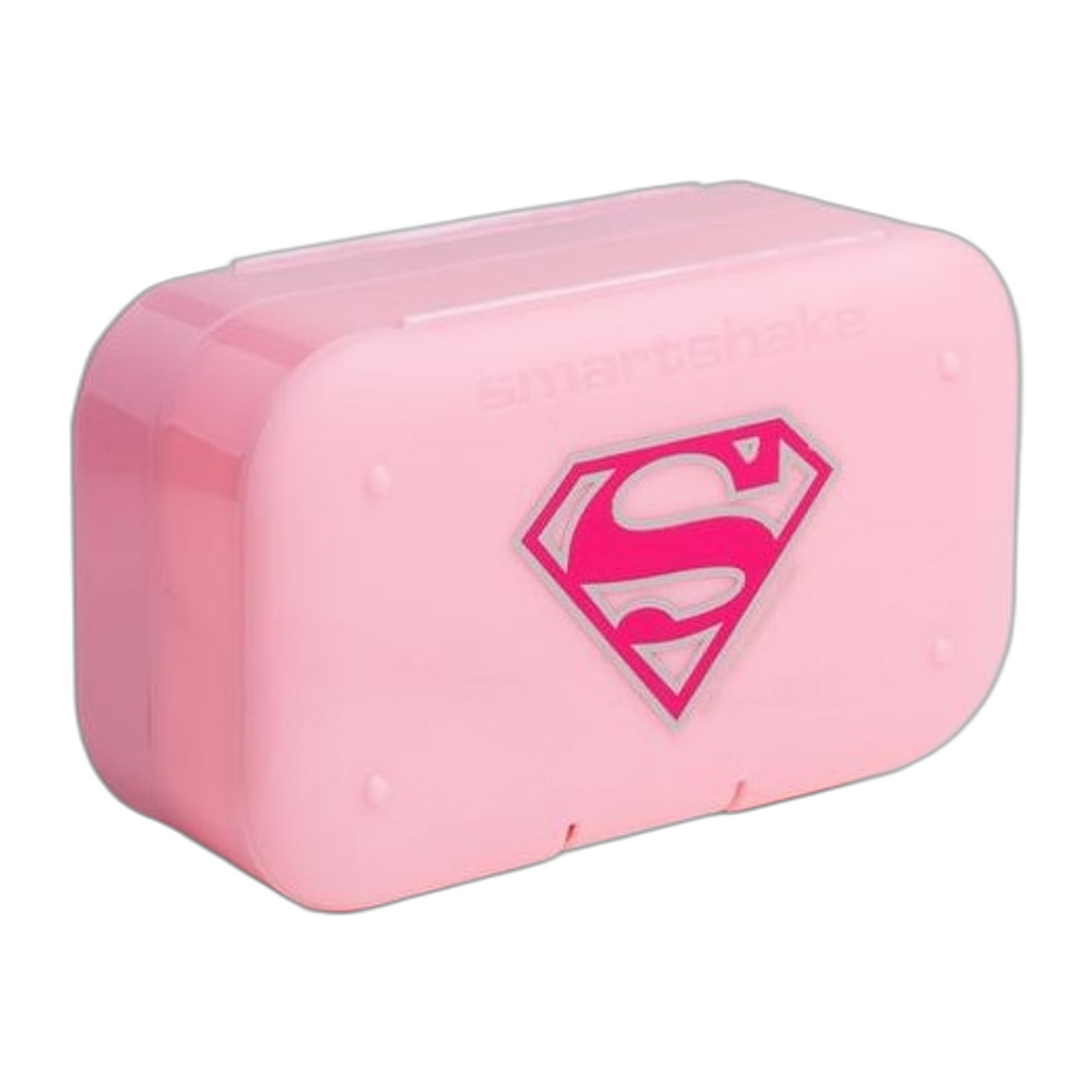 SmartShake Pill Box Organizer, 2-pack - DC Supergirl
