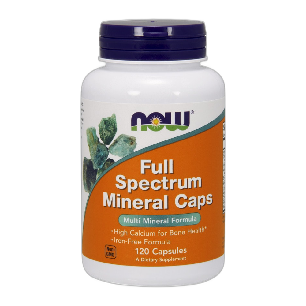 NOW Foods Full Spectrum Mineral Caps, Iron-Free - 120 caps