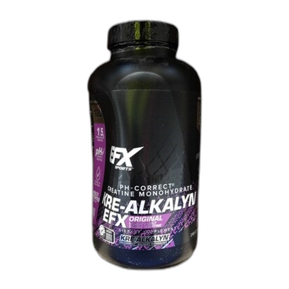 EFX Sports Kre-Alkalyn EFX (Clear Caps) - 240 caps (Deformed Dented Packaging)