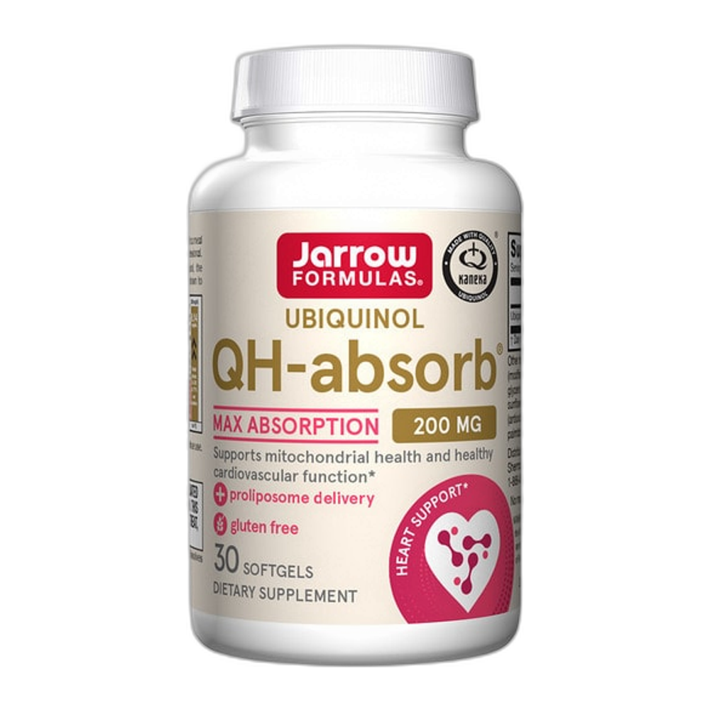 Jarrow Formulas Ubiquinol QH-absorb, 200mg - 30 softgels