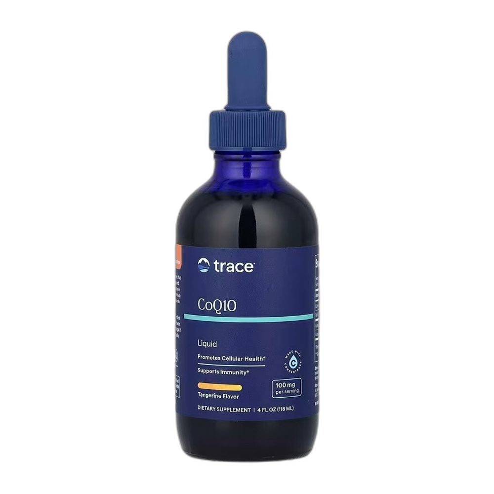 Trace Minerals Liquid CoQ10, 100mg - 118 ml.