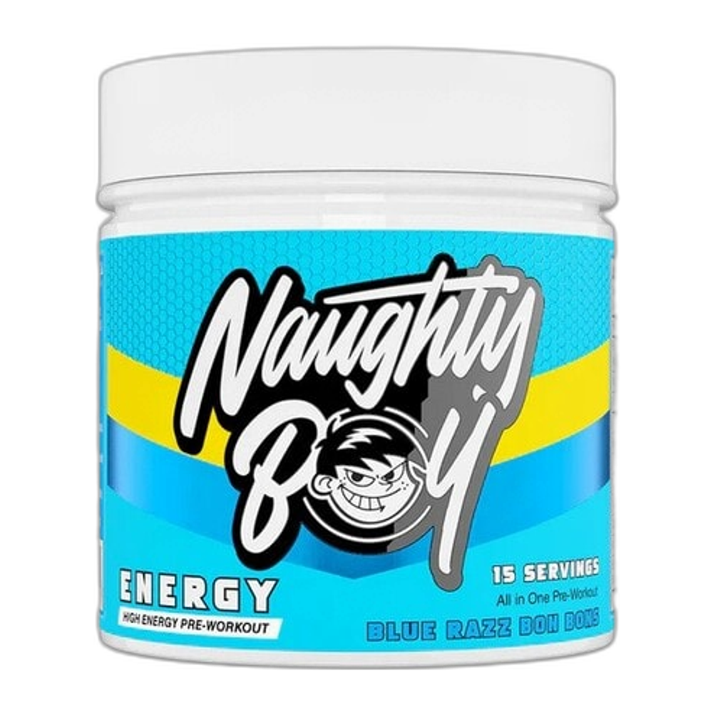 Naughty Boy Energy, Blue Razz Bon Bons - 195g