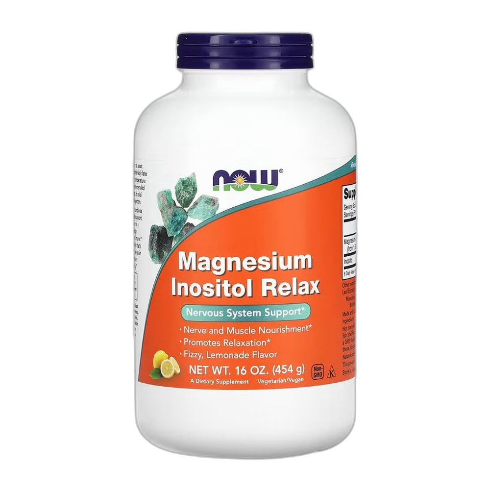 NOW Foods Magnesium Inositol Relax Powder - 454g