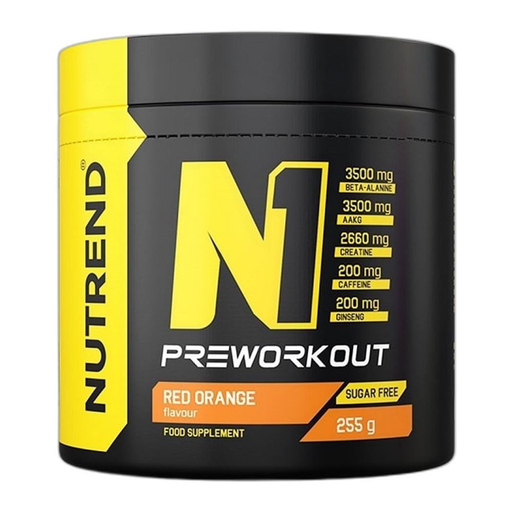 Nutrend N1 Pre-Workout, Red Orange - 255g