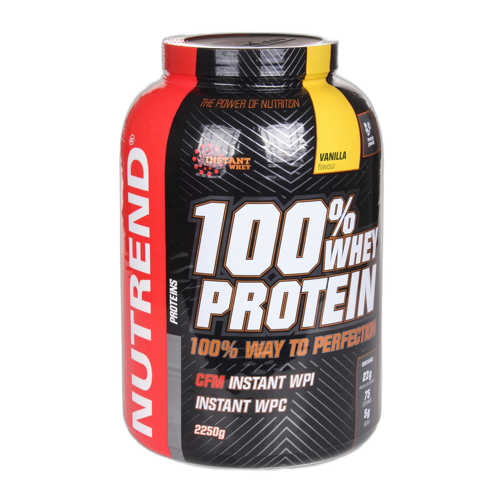 Nutrend 100% Whey Protein, Vanilla - 2250g