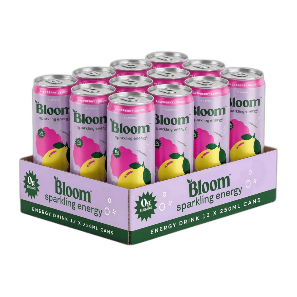 Bloom Sparkling Energy - 12 x 250ml.