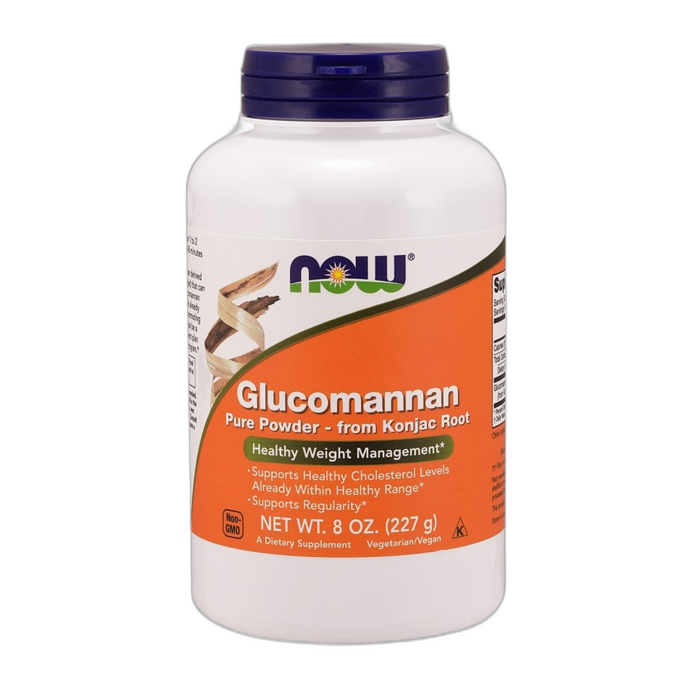 NOW Foods Glucomannan from Konjac Root, Pure Powder - 227g