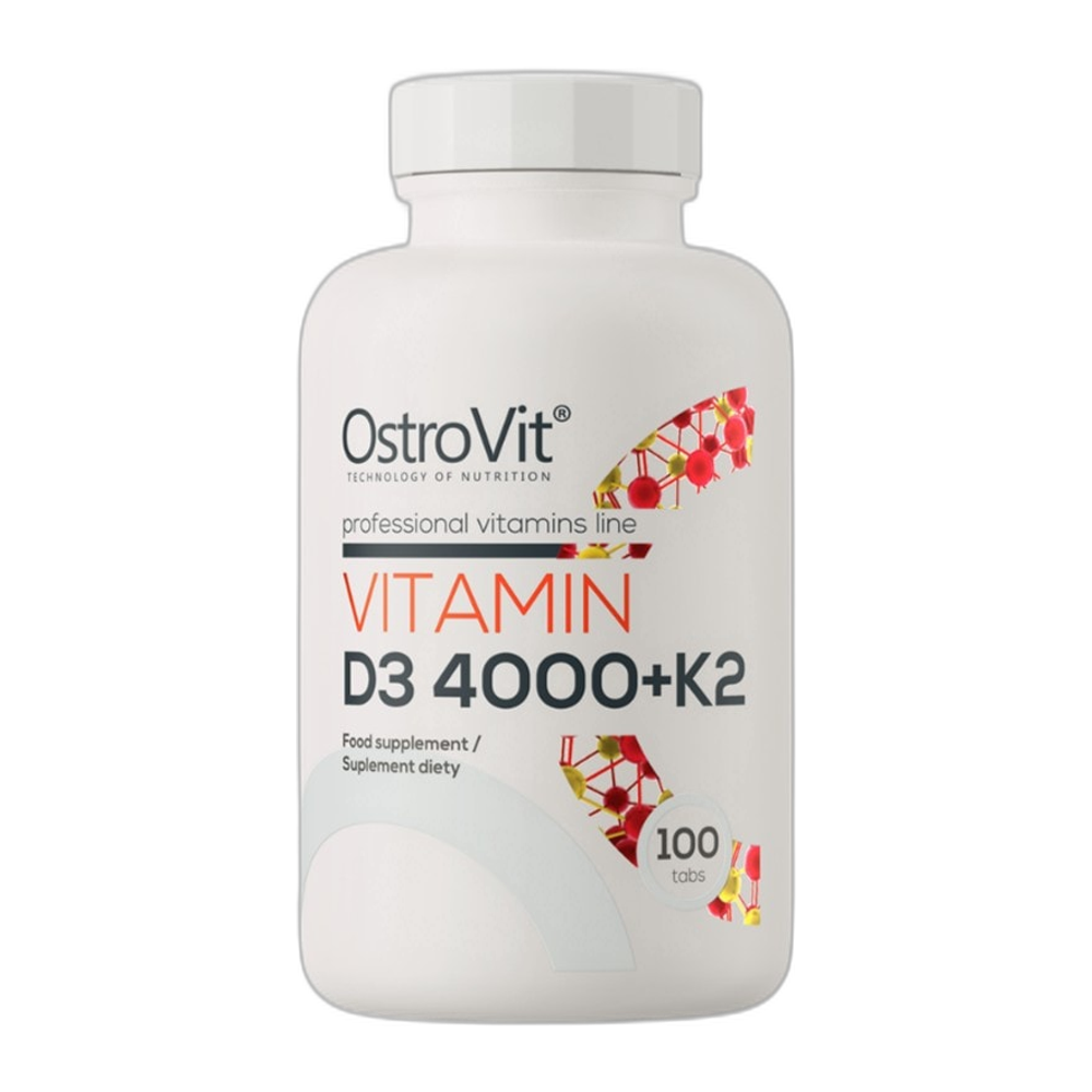 OstroVit Vitamin D3 4000 + K2 - 100 tablets
