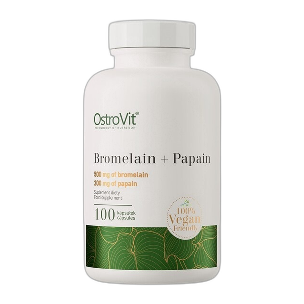 OstroVit Bromelain + Papain - 100 caps