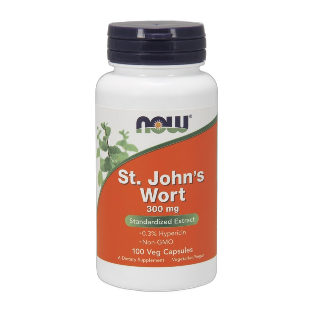 NOW Foods St. John's Wort, 300mg - 100 vcaps