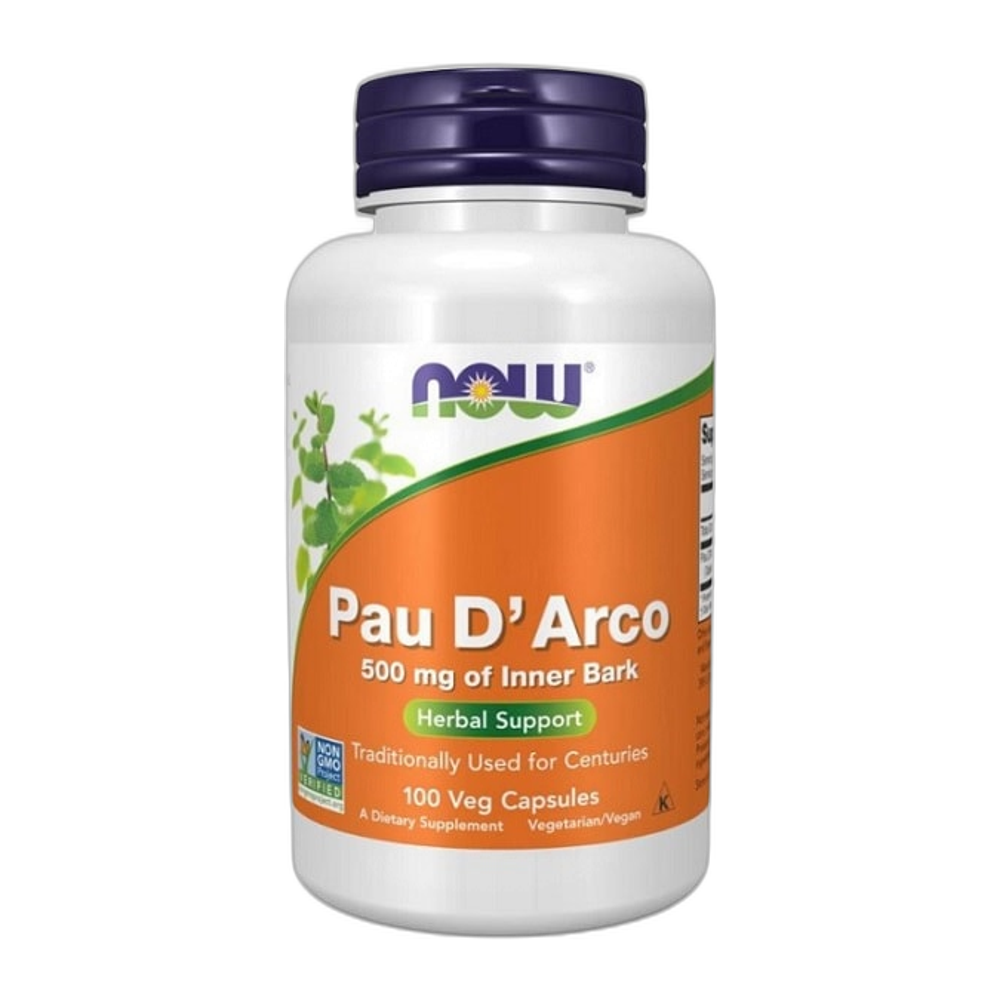 NOW Foods Pau D'Arco, 500mg - 100 vcaps