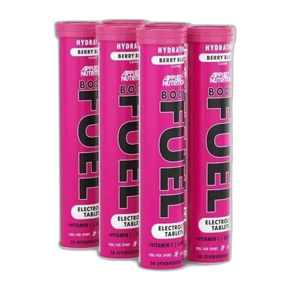 Applied Nutrition Bodyfuel Hydration Electrolyte Effervescent Tablets, Berry Blast - 6 x 20 tabs