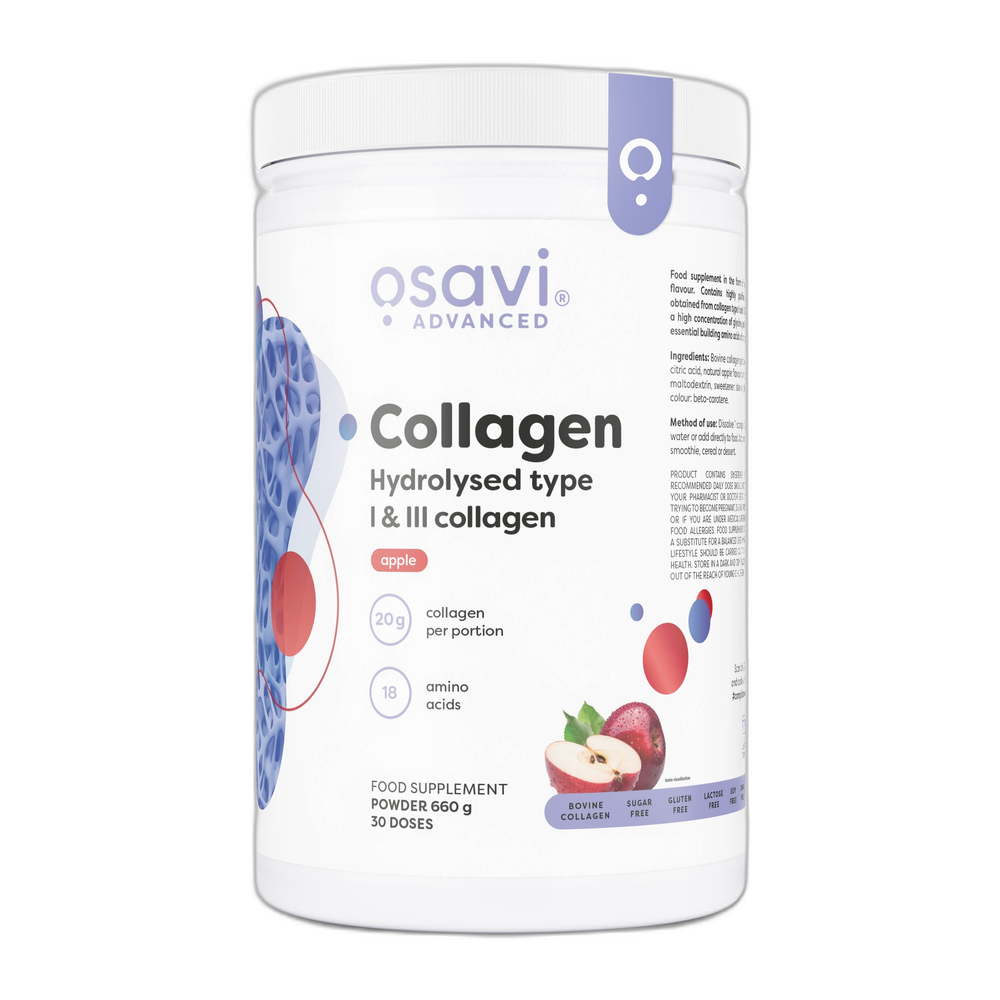 Osavi Collagen Hydrolysed Type I & III, Apple - 660g