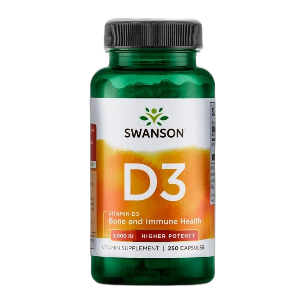 Swanson Vitamin D-3, 2000 IU - 250 caps