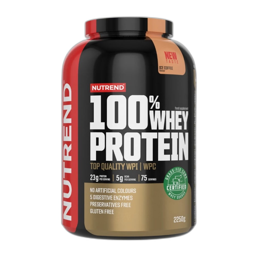 Nutrend 100% Whey Protein, Ice Coffee - 2250g