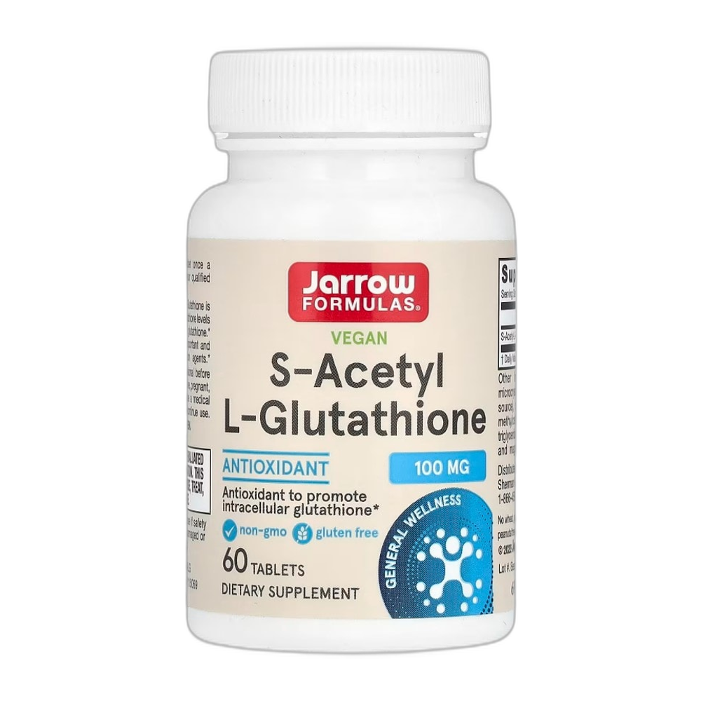 Jarrow Formulas S-Acetyl L-Glutathione, 100mg - 60 tabs