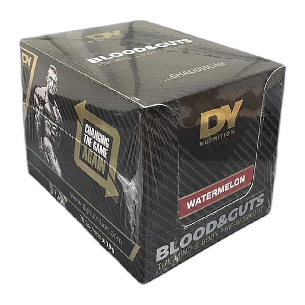 Dorian Yates Blood and Guts Sachets, Watermelon - 20 x 19g