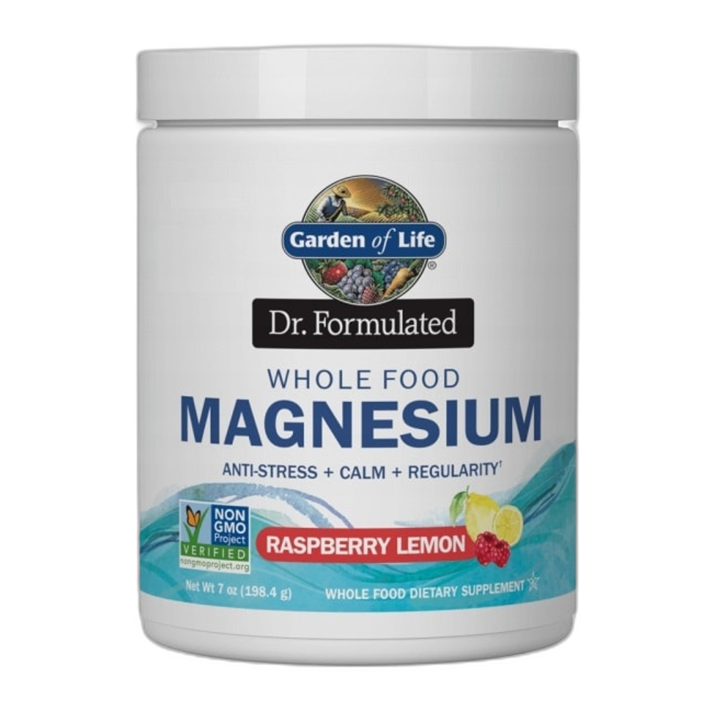 Garden of Life Dr. Formulated Whole Food Magnesium, Raspberry Lemon - 198g