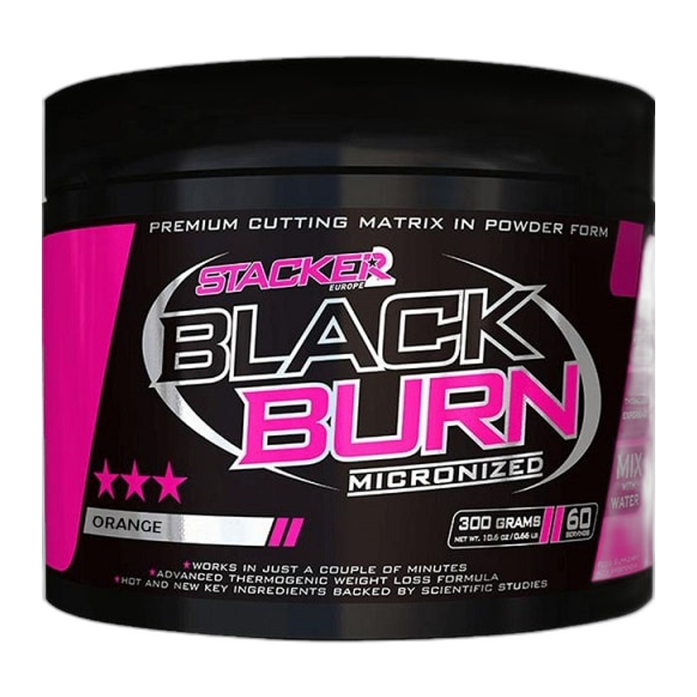 Stacker2 Europe Black Burn Micronized, Orange - 300g