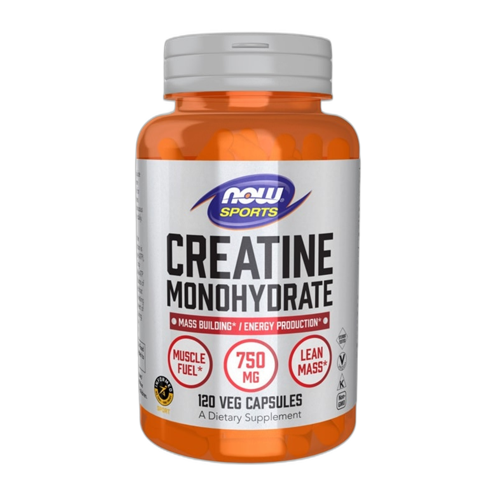 NOW Foods Creatine Monohydrate, 750mg - 120 vcaps