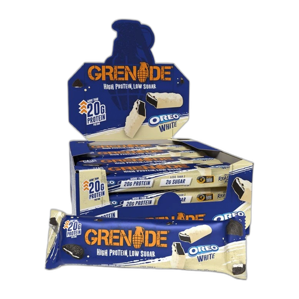 Grenade Protein Bars, OREO White - 12 x 60g