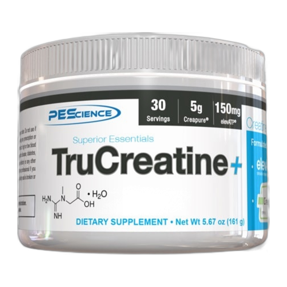 PEScience TruCreatine+ Powder, Unflavored - 161g