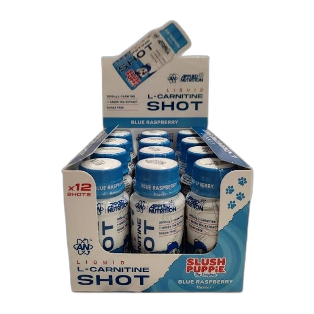 Applied Nutrition Liquid L-Carnitine Shot, Slush Puppie - 12 x 60 ml.