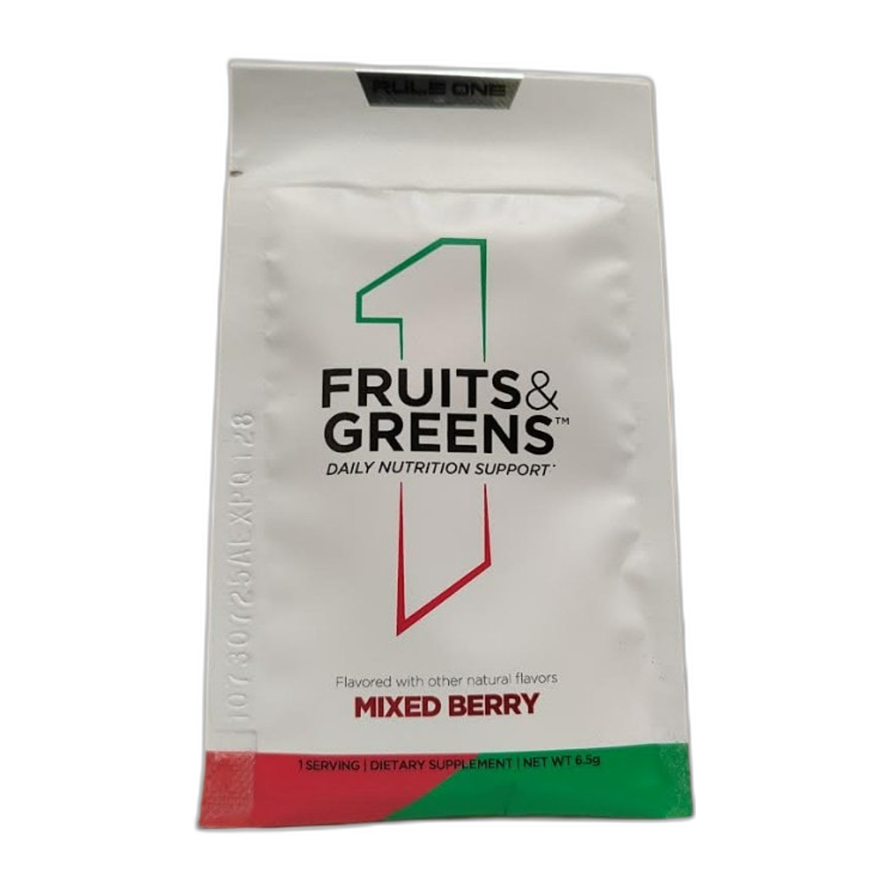 Rule One Fruits & Greens, Mixed Berry - 6.5g (1 serving)