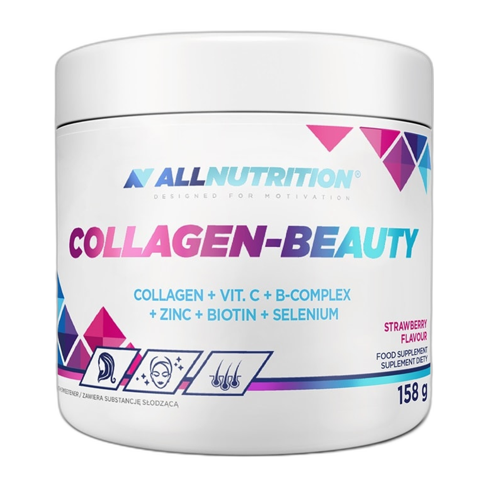 Allnutrition Collagen-Beauty, Strawberry - 158g