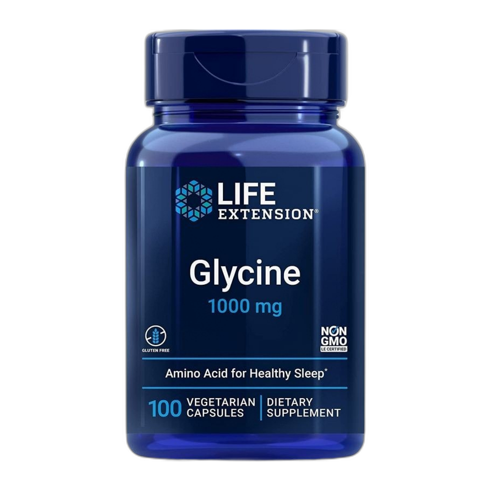 Life Extension Glycine, 1000mg - 100 vcaps