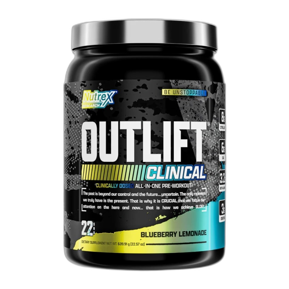 Nutrex OutLift Clinical, Blueberry Lemonade - 640g