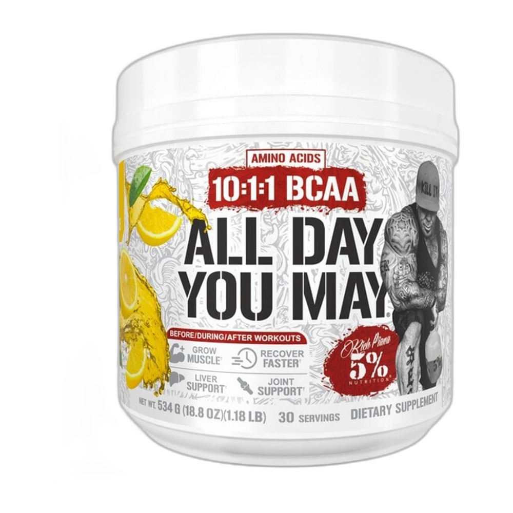 5% Nutrition AllDayYouMay - Legendary Series, Italian Lemon Ice - 534g