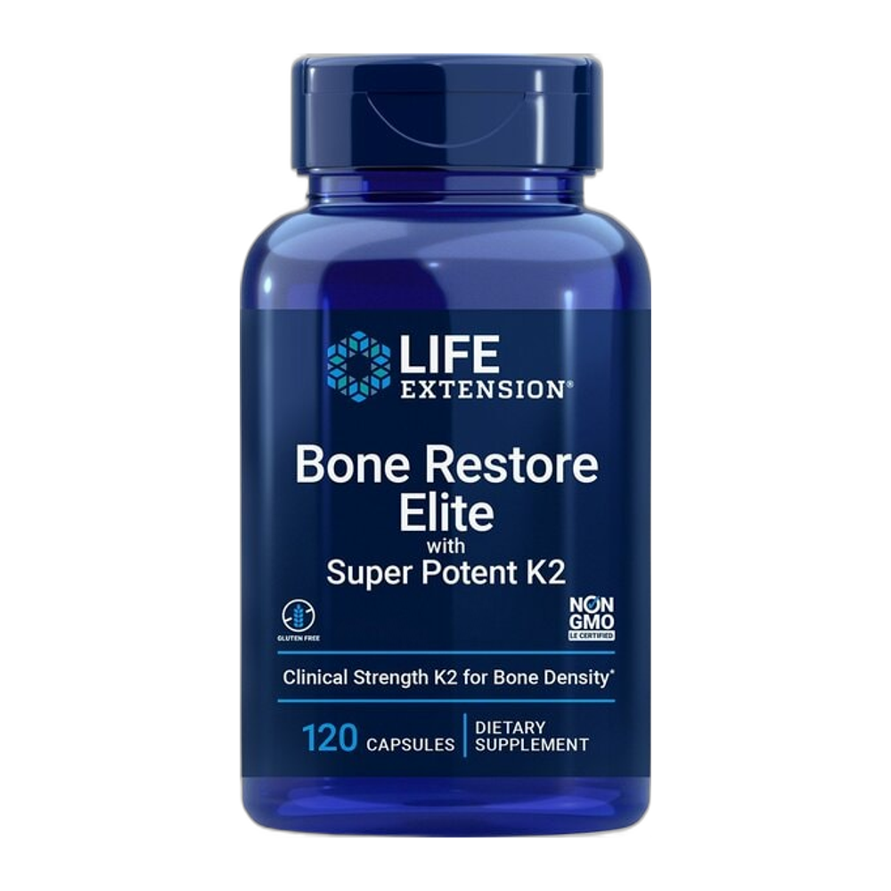 Life Extension Bone Restore Elite with Super Potenet K2 - 120 caps