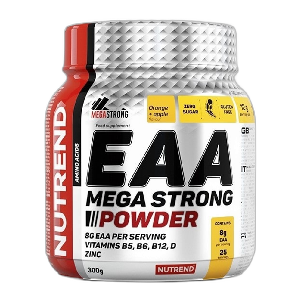 Nutrend EAA Mega Strong Powder, Orange + Apple - 300g