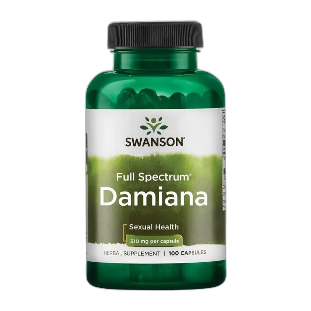 Swanson Damiana, 510mg - 100 caps
