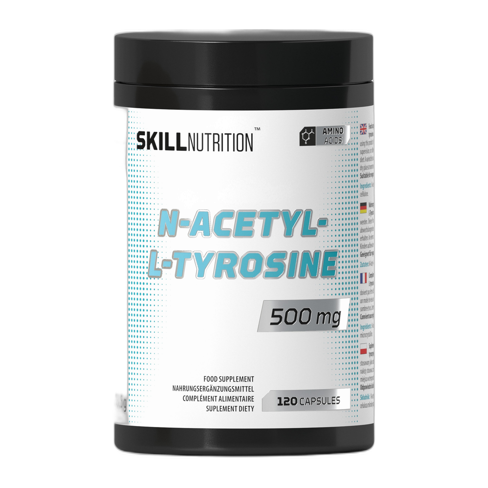 Skill Nutrition N-Acetyl-L-Tyrosine, 500mg - 120 vegan caps