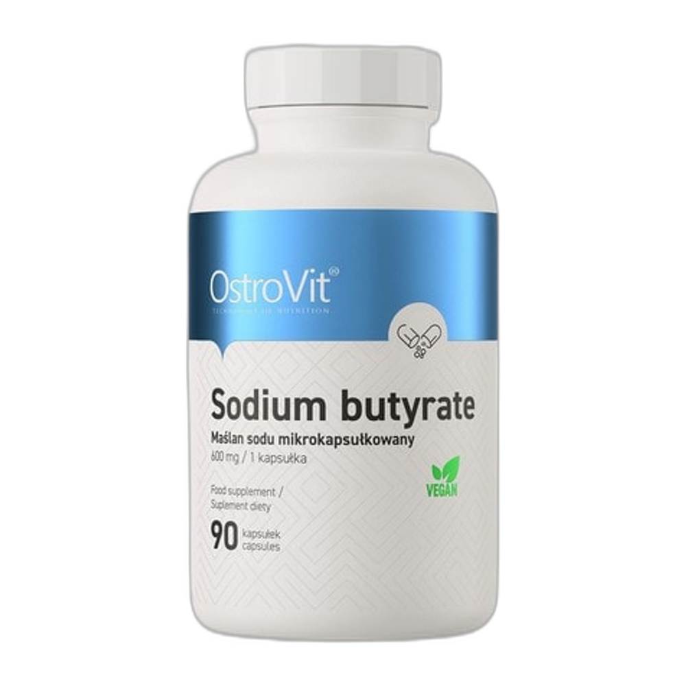 OstroVit Sodium Butyrate, 600mg - 90 caps