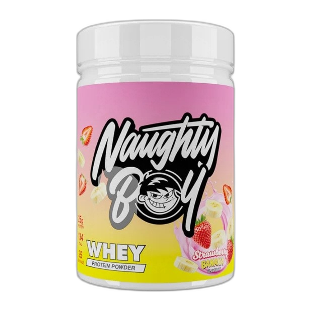 Naughty Boy Whey Protein - Limited Edition, Strawberry Banana - 875g