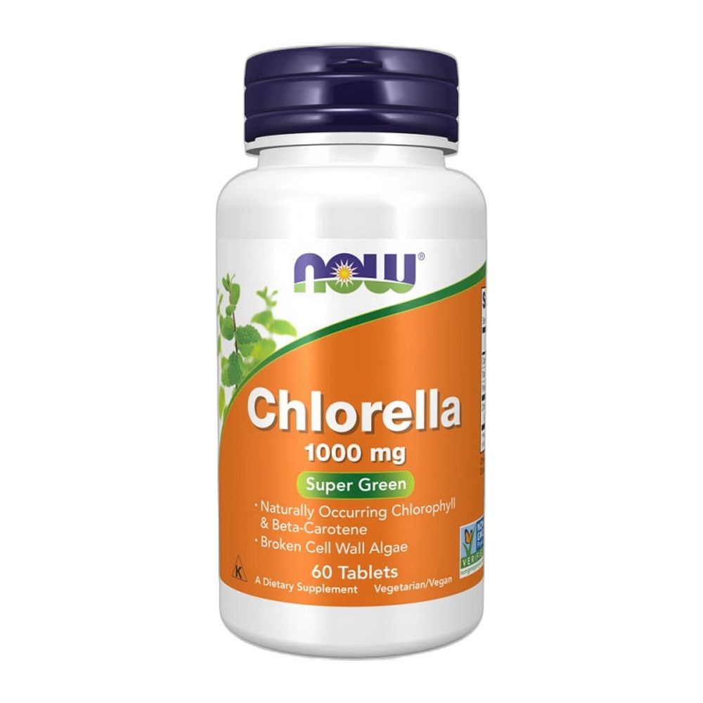 NOW Foods Chlorella, 1000mg - 60 tabs
