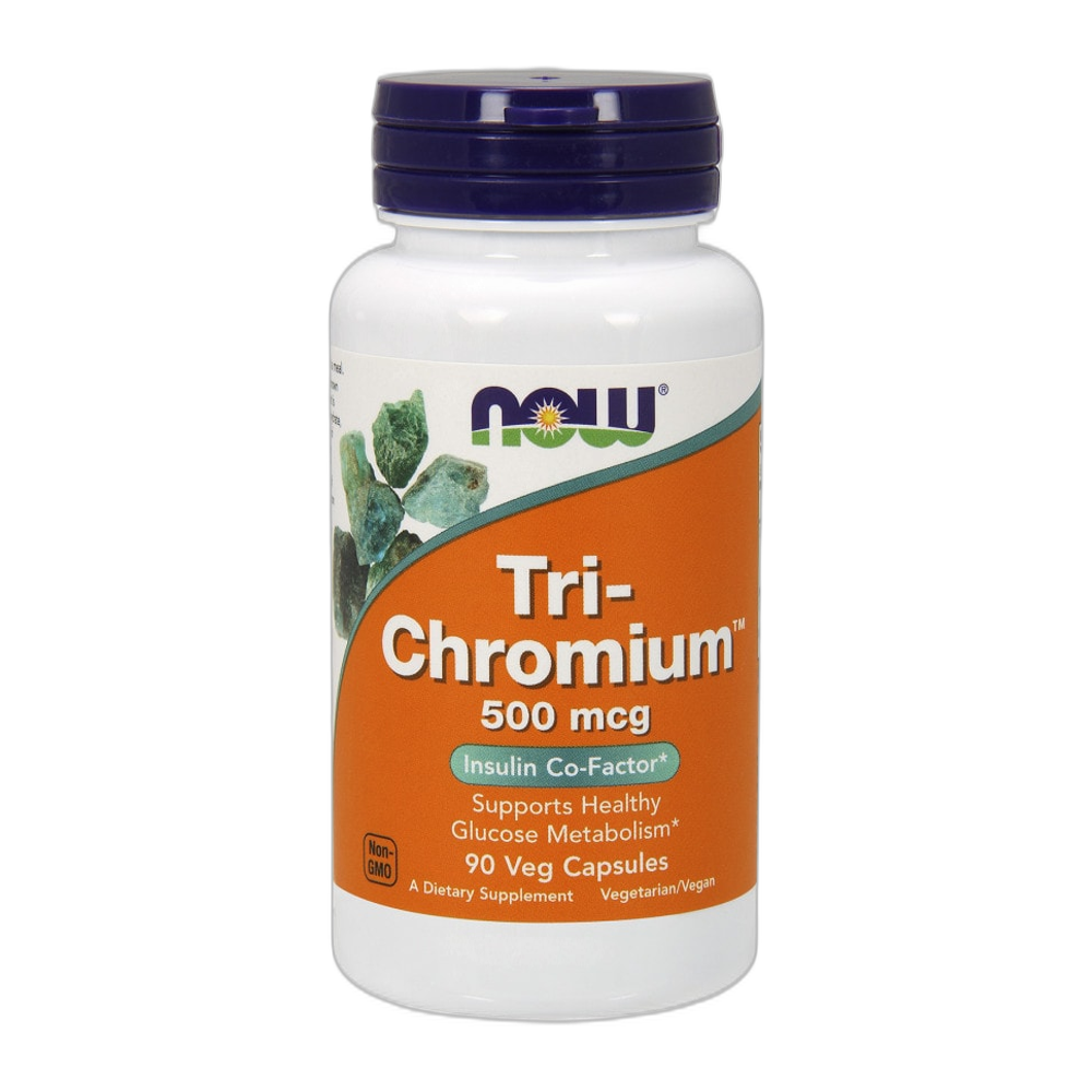 NOW Foods Tri-Chromium, 500mcg - 90 vcaps