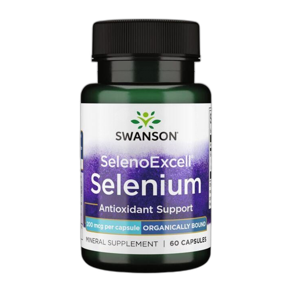 Swanson SelenoExcell Selenium, 200mcg - 60 caps