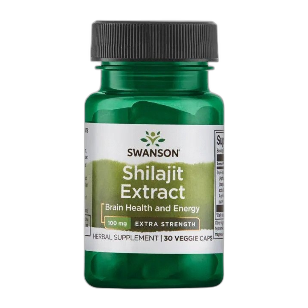 Swanson Shilajit Extract, 100mg - 30 vcaps