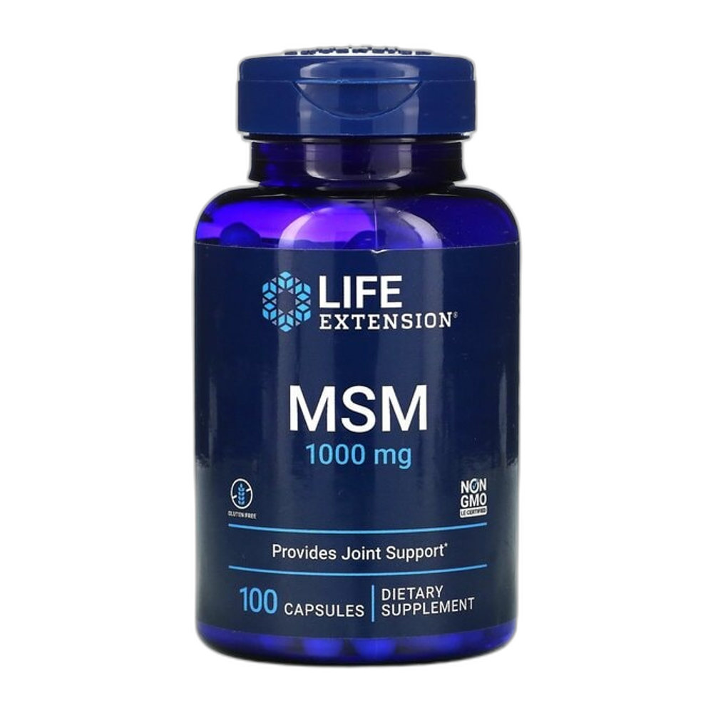 Life Extension MSM, 1000mg - 100 caps