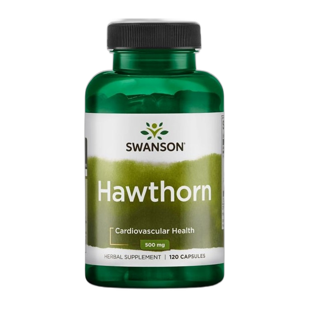 Swanson Hawthorn Extract, 500mg - 120 caps