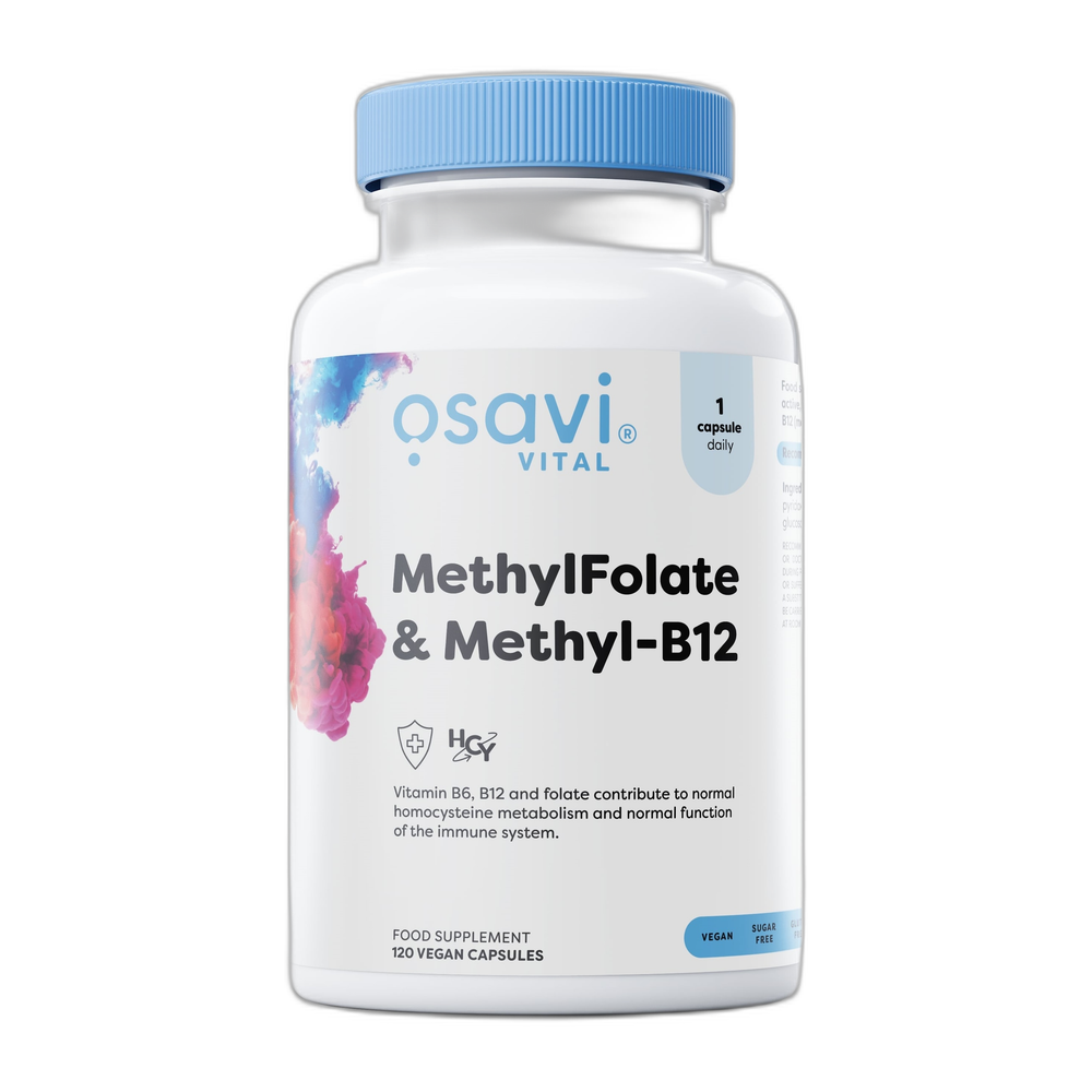 Osavi MethylFolate & Methyl-B12 - 120 vegan caps