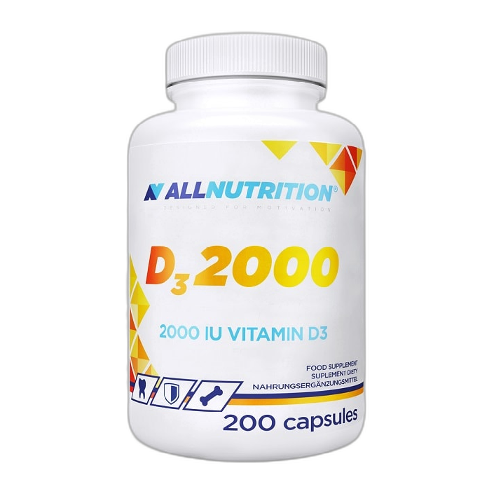 Allnutrition Vit D3 2000, 2000 IU - 200 caps