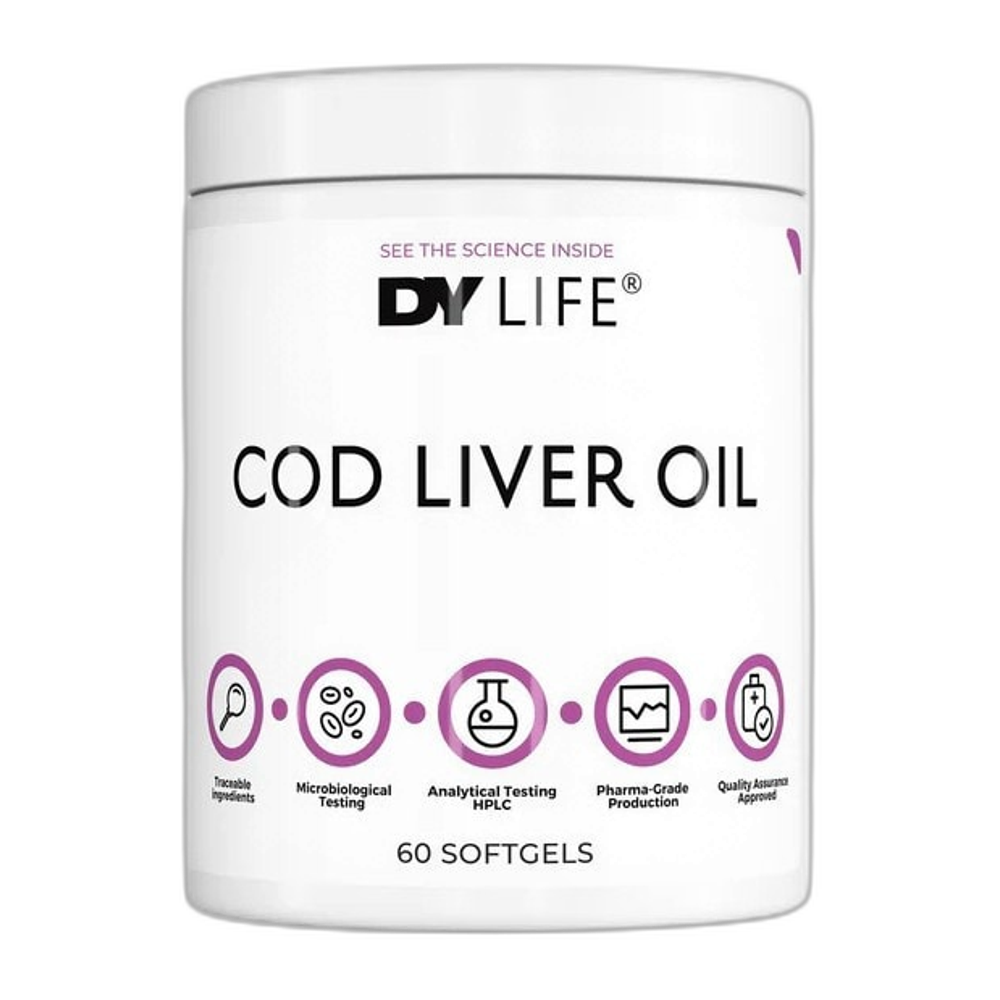 Dorian Yates DY LIFE Cod Liver Oil - 60 softgels