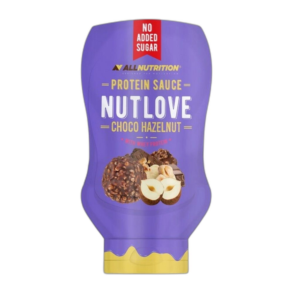 Allnutrition Nutlove Protein Sauce, Choco Hazelnut - 280 ml.