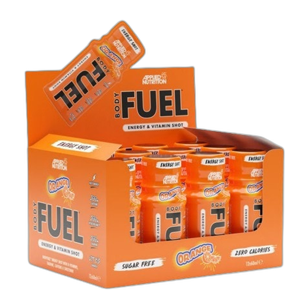 Applied Nutrition Bodyfuel Energy Shots, Orange - 12 x 60 ml.